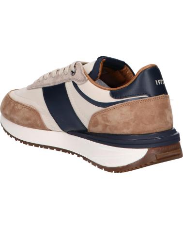 PEPE JEANS SNEAKER BUSTER SERIE M PMS600008 COGNAC MIT BLAUEN DETAILS 879COGNAC