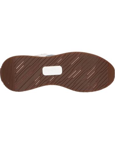 PEPE JEANS SNEAKER BUSTER SERIE M PMS600008 COGNAC MIT BLAUEN DETAILS 879COGNAC