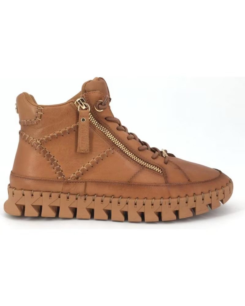CARMELA ZAPATILLAS MUJER MODELO 162708C COLOR MARRON CAMEL