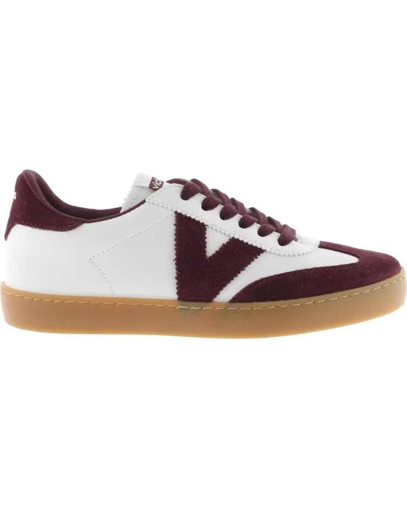 VICTORIA ZAPATILLAS 1126207- EN BLANCO PARA UNISEX BURDEOS