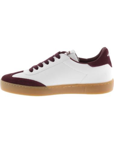 ZAPATILLAS VICTORIA BERLIN CICLISTA 1126207 CLÁSICAS BLANCA Y BURDEOS AZUL