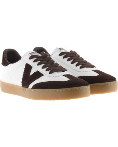 TÊNIS VICTORIA BERLIN CICLISTA 1126207 CLÁSSICOS BRANCO E CHOCOLATE BLANCO