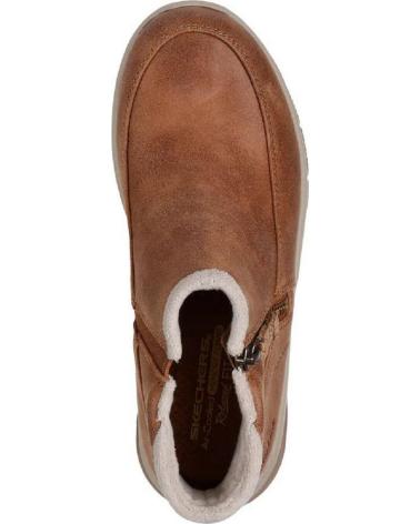 SKECHERS STIVALETTO IN PELLE 168031 MARRONE CUERO