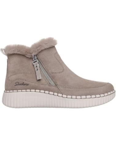 STIVALI SKECHERS 168108 CAMOSCIO TORTORA CON FODERA CALDA TAUPE