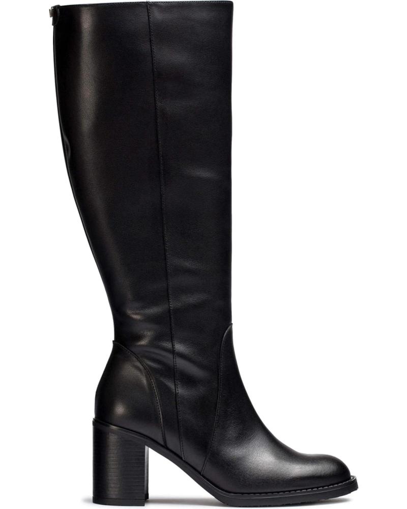 WONDERS BOTAS CON TACON LUCA I-9206-XL NEGRO