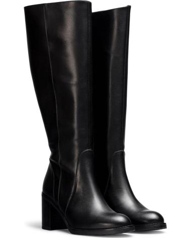 WONDERS BOTAS CON TACON LUCA I-9206-XL NEGRO