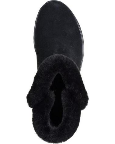 SKECHERS 144775 STIVALI IN CAMOSCIO NERO NEGRO