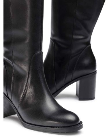 WONDERS BOTAS CON TACON LUCA I-9206-XL NEGRO