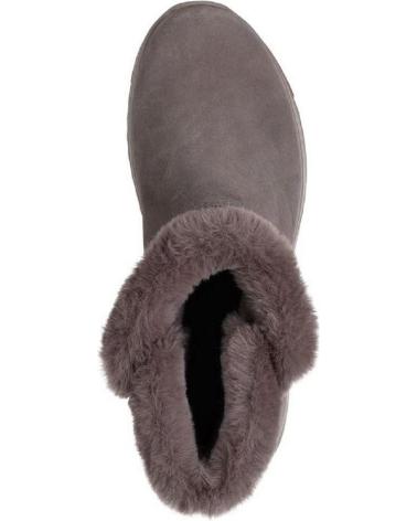 SKECHERS 144775 STIVALI IN CAMOSCIO TAUPE TAUPE