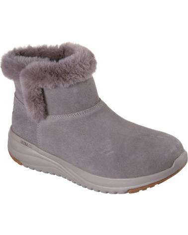 SKECHERS 144775 STIVALI IN CAMOSCIO TAUPE TAUPE