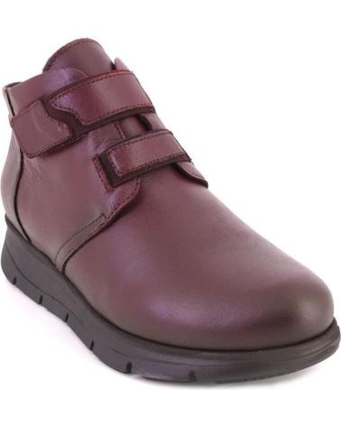 KAOLA BOTINS DE PELE MODELO 6144 BORDÔ BURDEOS