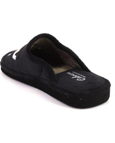 CABRERA BLACK HOUSE SLIPPERS MODEL 2934 WITH FUN DESIGN NEGRO