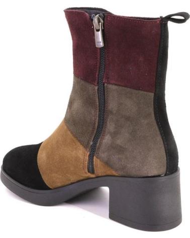 KAMINA S1202 BOTINES DE ANTE SERRAJE MULTICOLOR MULTICOLOR