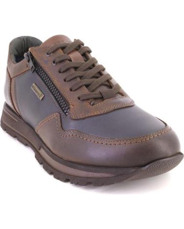 BASKETS CASUAL EN CUIR MARRON ZEN 75003 CUERO