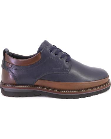 ZEN 480002 SCHNÜRSCHUHE AUS MARINEBLAUEM LEDER AZUL MARINO