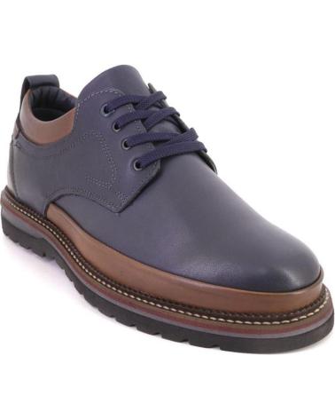 ZEN 480002 SCHNÜRSCHUHE AUS MARINEBLAUEM LEDER AZUL MARINO