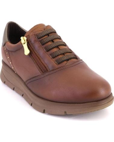 KAOLA 6145 - LEATHER SHOES WITH ZIPPER AND LACES CUERO