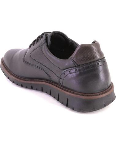 IGI&CO 86152 - SCHWARZE LEDERSCHUHE MIT SCHNÜRSENKELN NEGRO