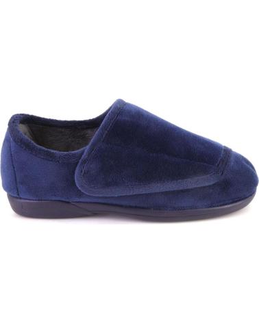 DEVALVERDE 3547 NAVY BLUE INDOOR SLIPPERS WITH ADJUSTABLE CLOSURE AZUL MARINO