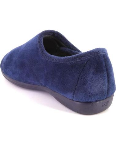 DEVALVERDE 3547 NAVY BLUE INDOOR SLIPPERS WITH ADJUSTABLE CLOSURE AZUL MARINO