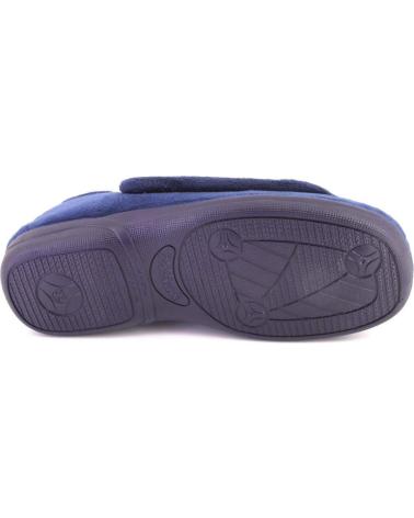 DEVALVERDE 3547 NAVY BLUE INDOOR SLIPPERS WITH ADJUSTABLE CLOSURE AZUL MARINO