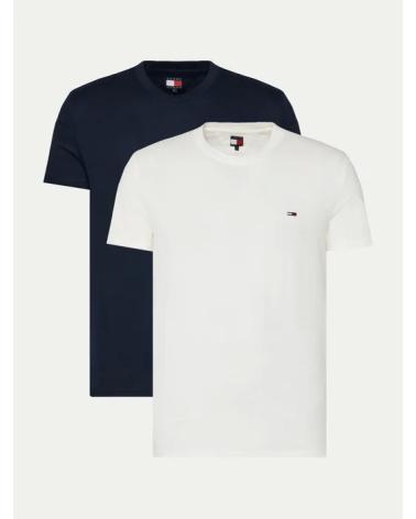TOMMY HILFIGER PACK 2 CAMISETAS DM0DM20687 - NEGRO Y BLANCO VARIOS COLORES