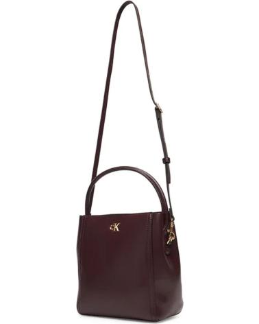 BANDOLERA CALVIN KLEIN CK BUCKET CON ASA MARRÓN MARRON
