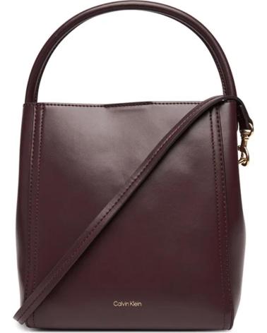 BANDOLERA CALVIN KLEIN CK BUCKET CON ASA MARRÓN MARRON