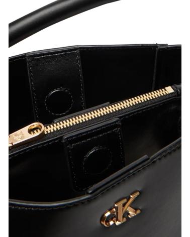 BANDOLERA CALVIN KLEIN CK BUCKET CON ASA NEGRA NEGRO