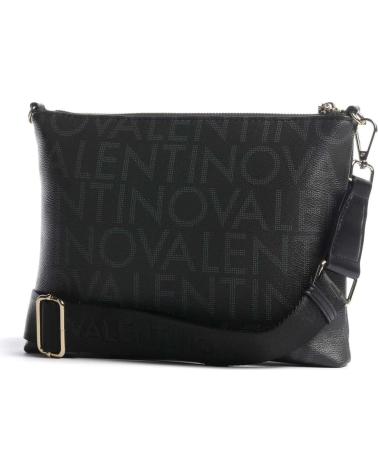 BORSA A TRACOLLA VALENTINO BAGS VBS9IS17 NERA CON LOGO NEGRO