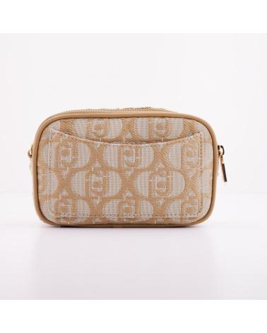 BORSA A TRACOLLA LIU JO S CAMERA CASE MONOGRAM MARRONE CHIARO 60924 60924