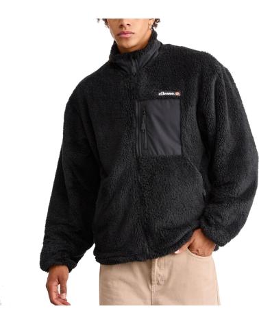 ELLESSE GIACCA CERVACOL SHERPA FLEECE NERA SHZ22305-011 NAN