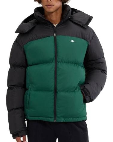 ELLESSE GIACCA DENEGRI PADDED VERDE E NERA NAN