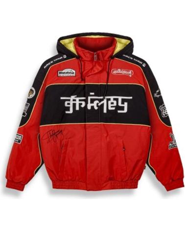 CHAQUETA GRIMEY RACE WAR PULL OVER RACING ROJA NEGRA RED