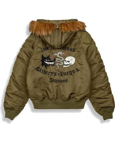 GIACCA GRIMEY THE PLANET N-2B FLIGHT VERDE MILITARE NAN