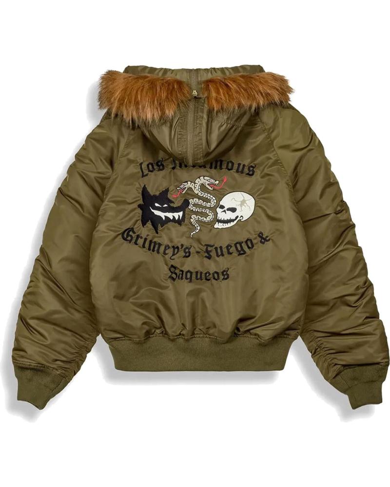 GIACCA GRIMEY THE PLANET N-2B FLIGHT VERDE MILITARE NAN