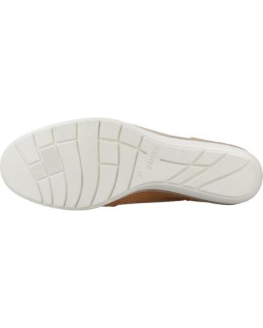 24 HORAS ZAPATOS CONFORT MUJER MODELO 26410 COLOR MARRON CUERO