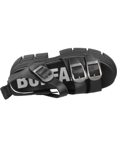 BUFFALO GOSPHER PLATEAU-SANDALEN SCHWARZ BLACK