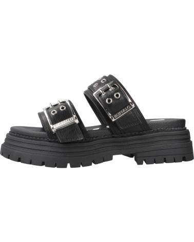 BUFFALO LENNOX LOOP SANDALEN SCHWARZ MIT SCHNALLEN BLACK