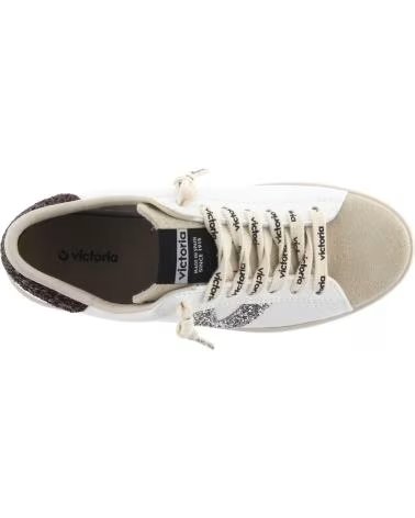 VICTORIA ZAPATILLAS 1126228 EN BLANCO PARA MUJER BURDEOS