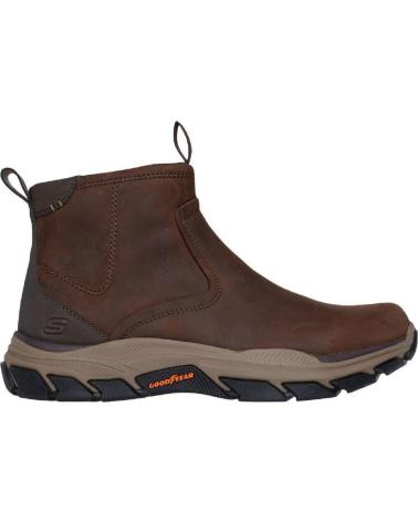 SKECHERS 205176 PELLE MARRONE MARRON