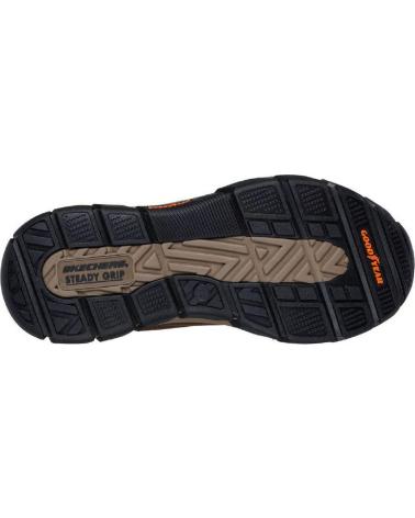 SKECHERS 205176 PELLE MARRONE MARRON