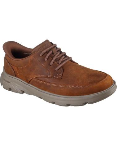 SKECHERS SLIP-INS 205517 AUS BRAUNEM LEDER CUERO