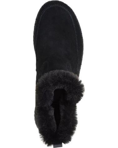 SKECHERS 168108 STIVALI SCAMOSCIATI NERI NEGRO