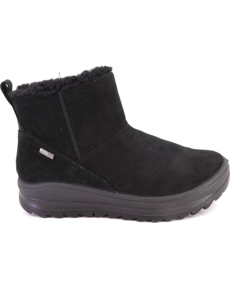 IMAC 859009 BOTAS DE MUJER ANTE SERRAJE NEGRO