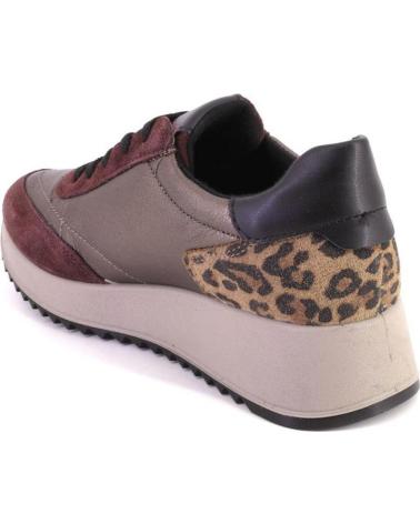 IMAC 858248 ZAPATILLAS CASUAL DE MUJER PIEL BURDEOS