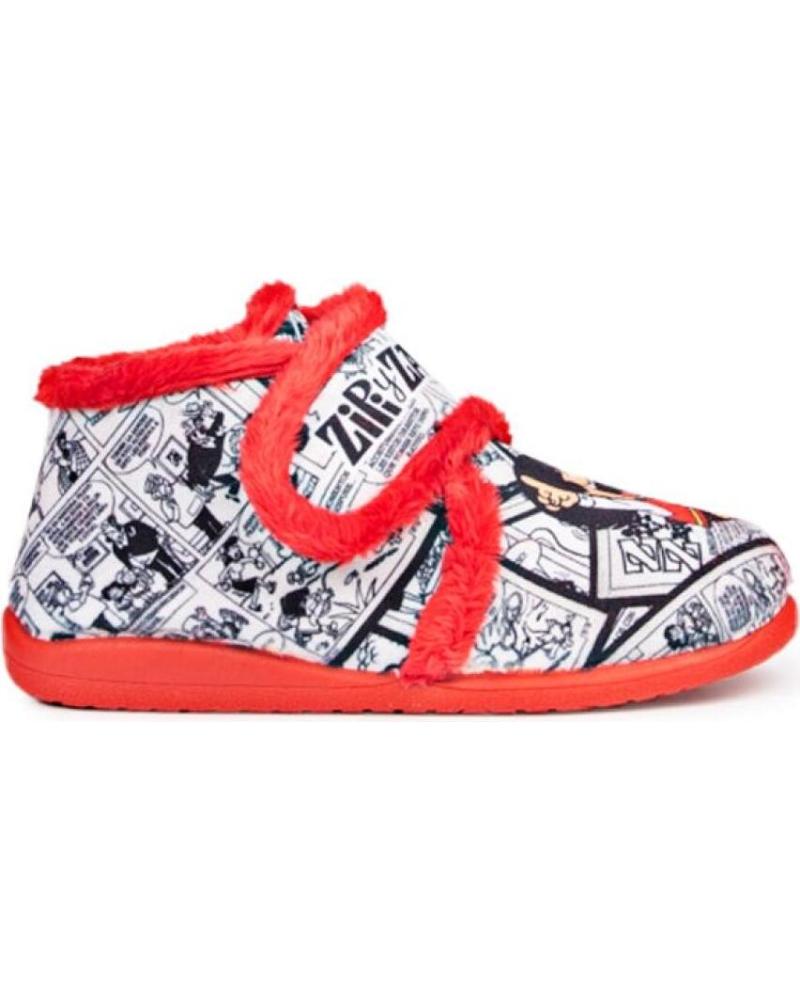 MARPEN PANTOFOLE ZIPI ZAPE ROSSE ROJO