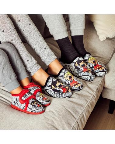 MARPEN ZIPI ZAPE GREY SLIPPERS GRIS