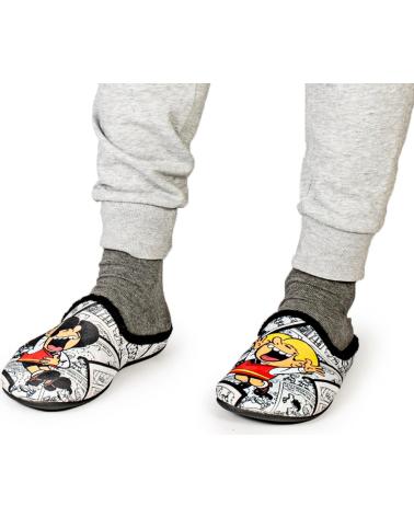 MARPEN ZIPI ZAPE GREY SLIPPERS GRIS