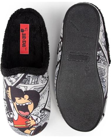 MARPEN ZIPI ZAPE GREY SLIPPERS GRIS